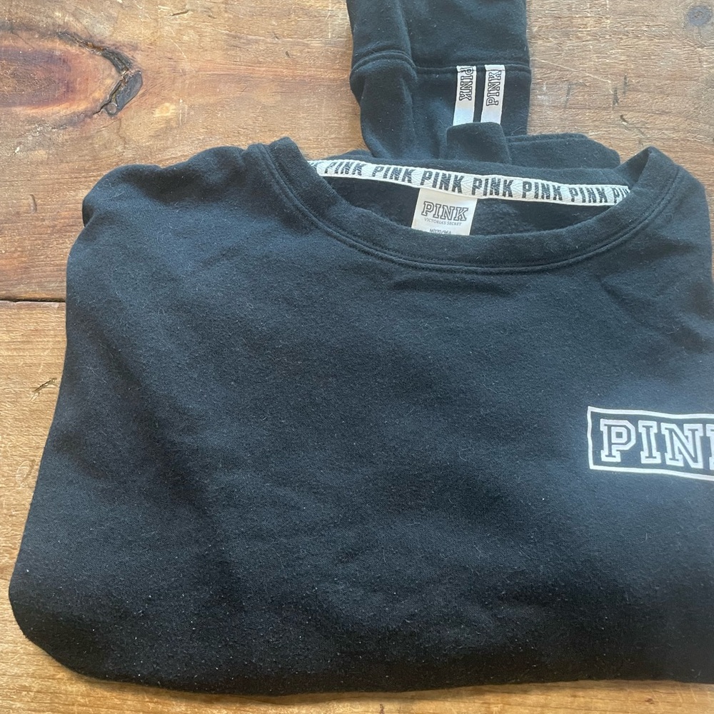 PINK Victoria’s Secret Black Sweatshirt